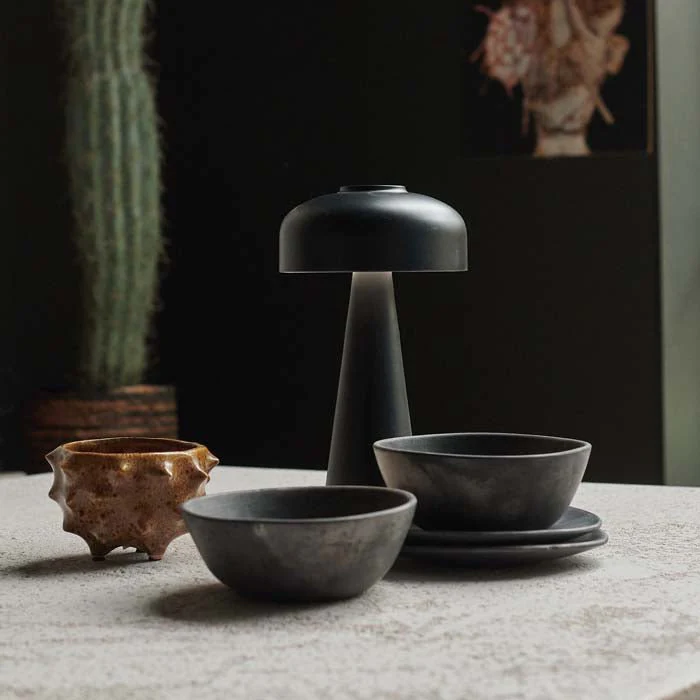 Adelaide Portable Table Lamp, Black - Image 5