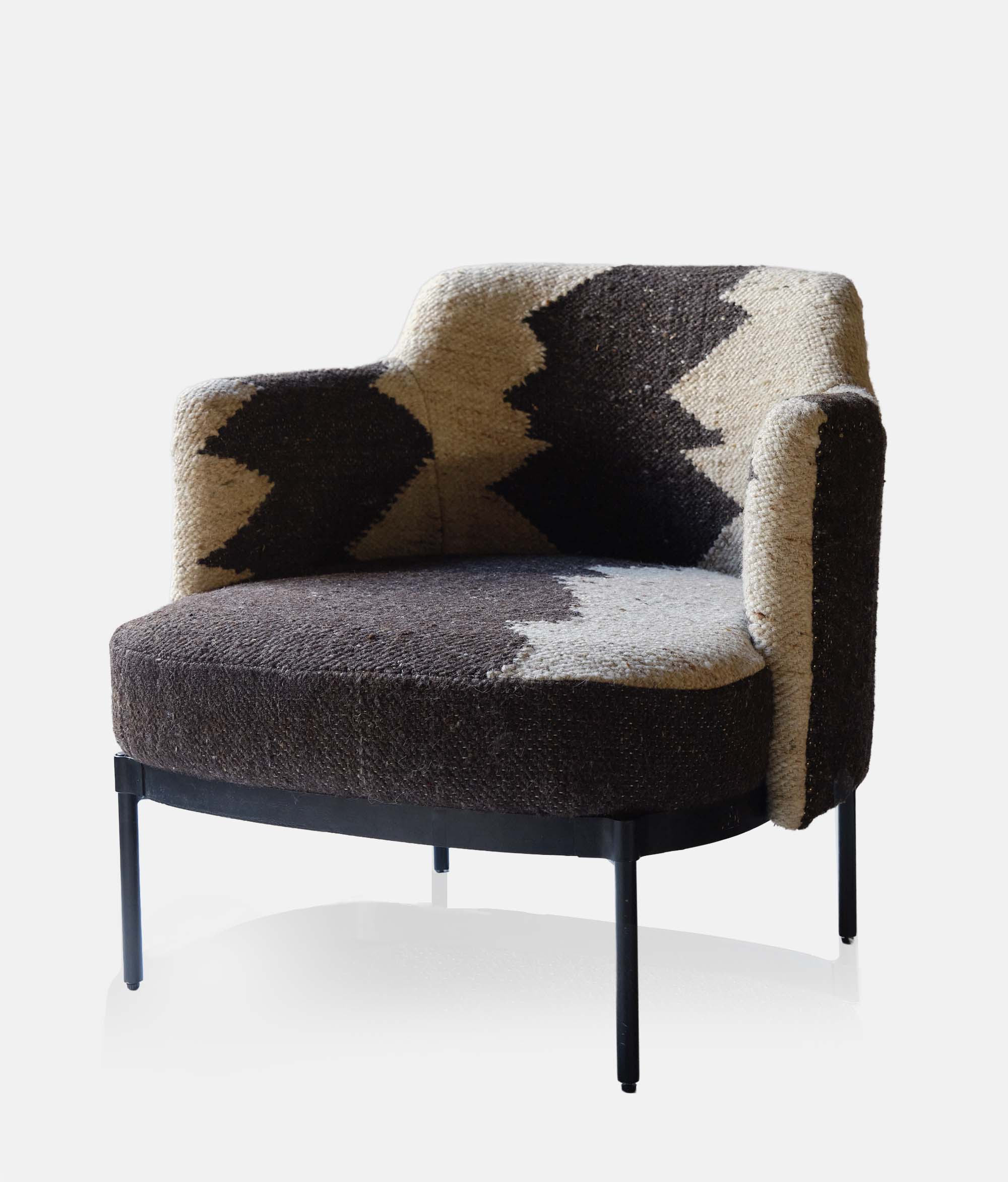 Akita Patterned Armchair - Image 4