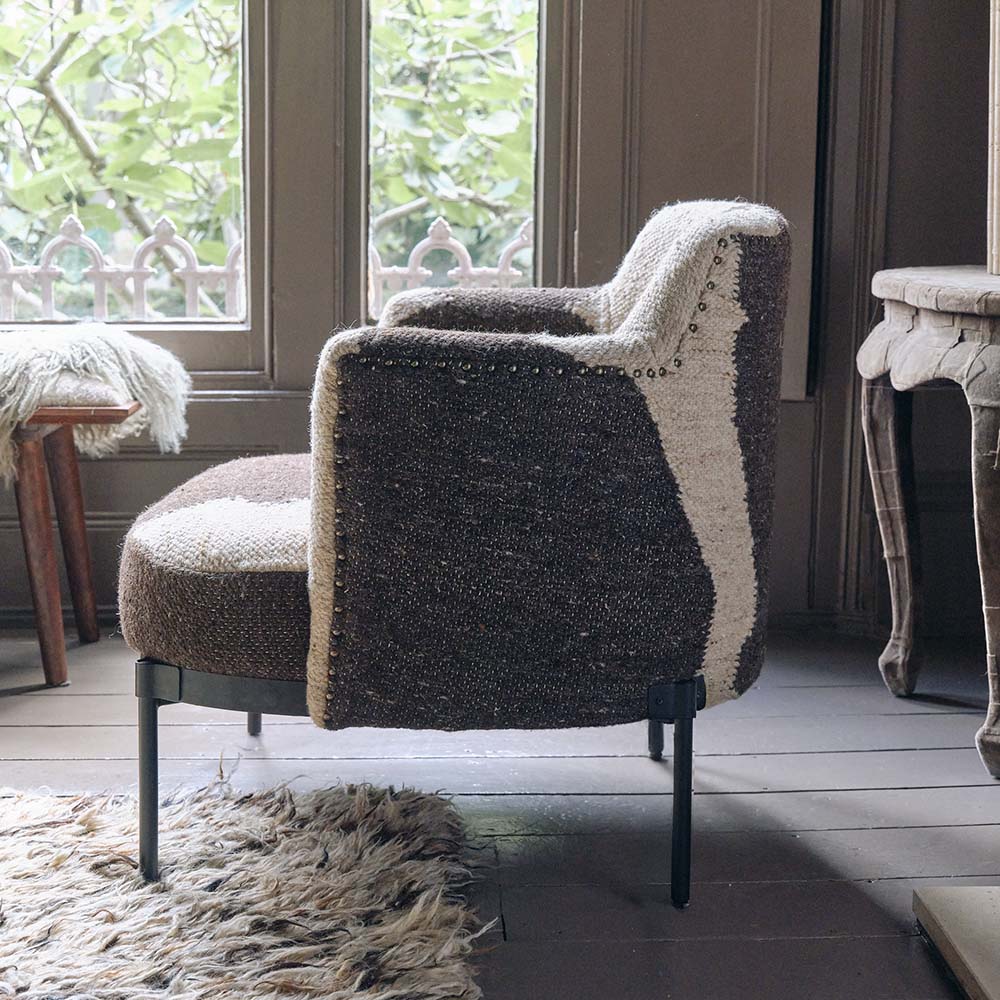 Akita Patterned Armchair - Image 7