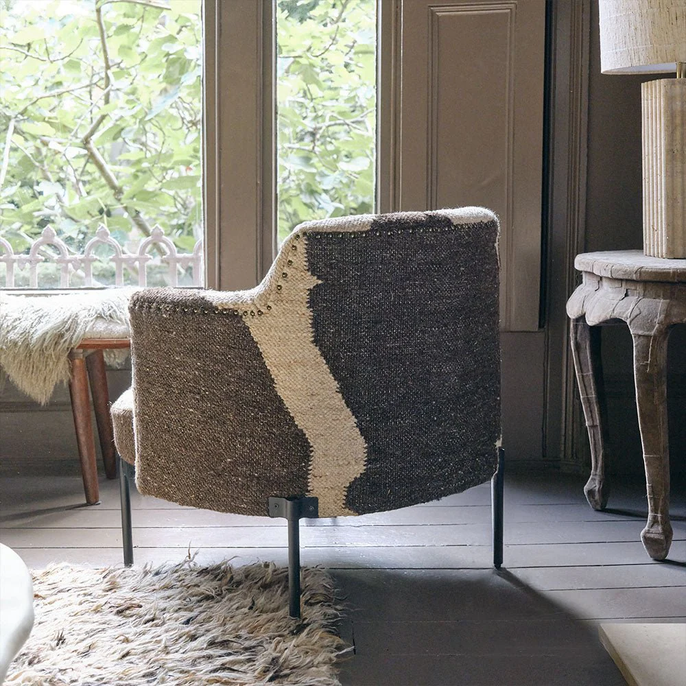 Akita Patterned Armchair - Image 9