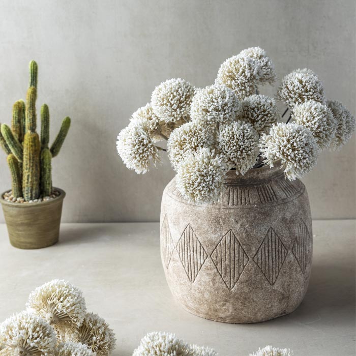 Artificial Allium Cream Bunch