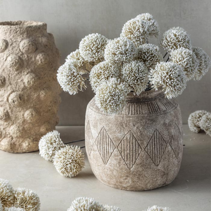 Artificial Allium Cream Bunch - Image 4