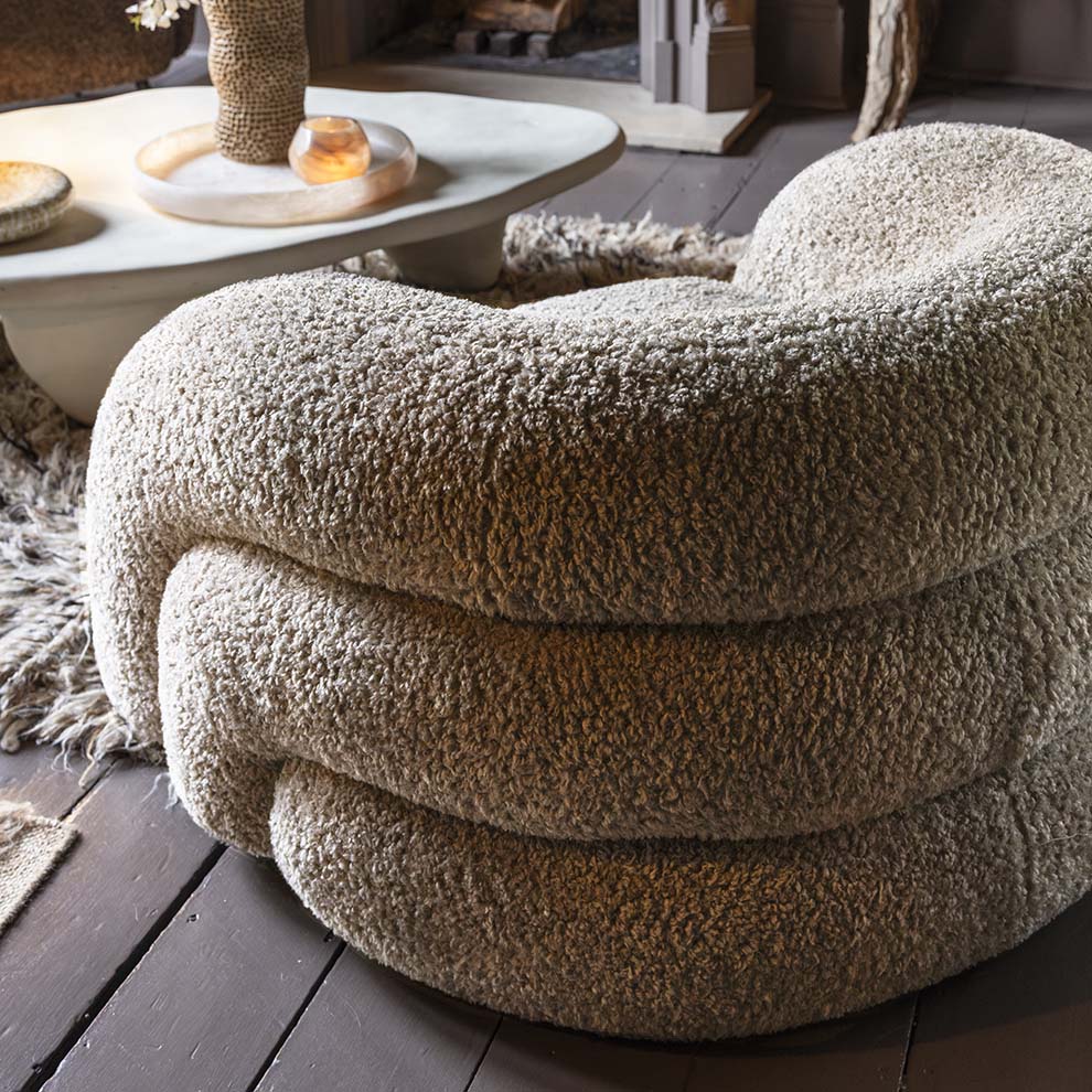 Almar Curved Armchair - Image 3
