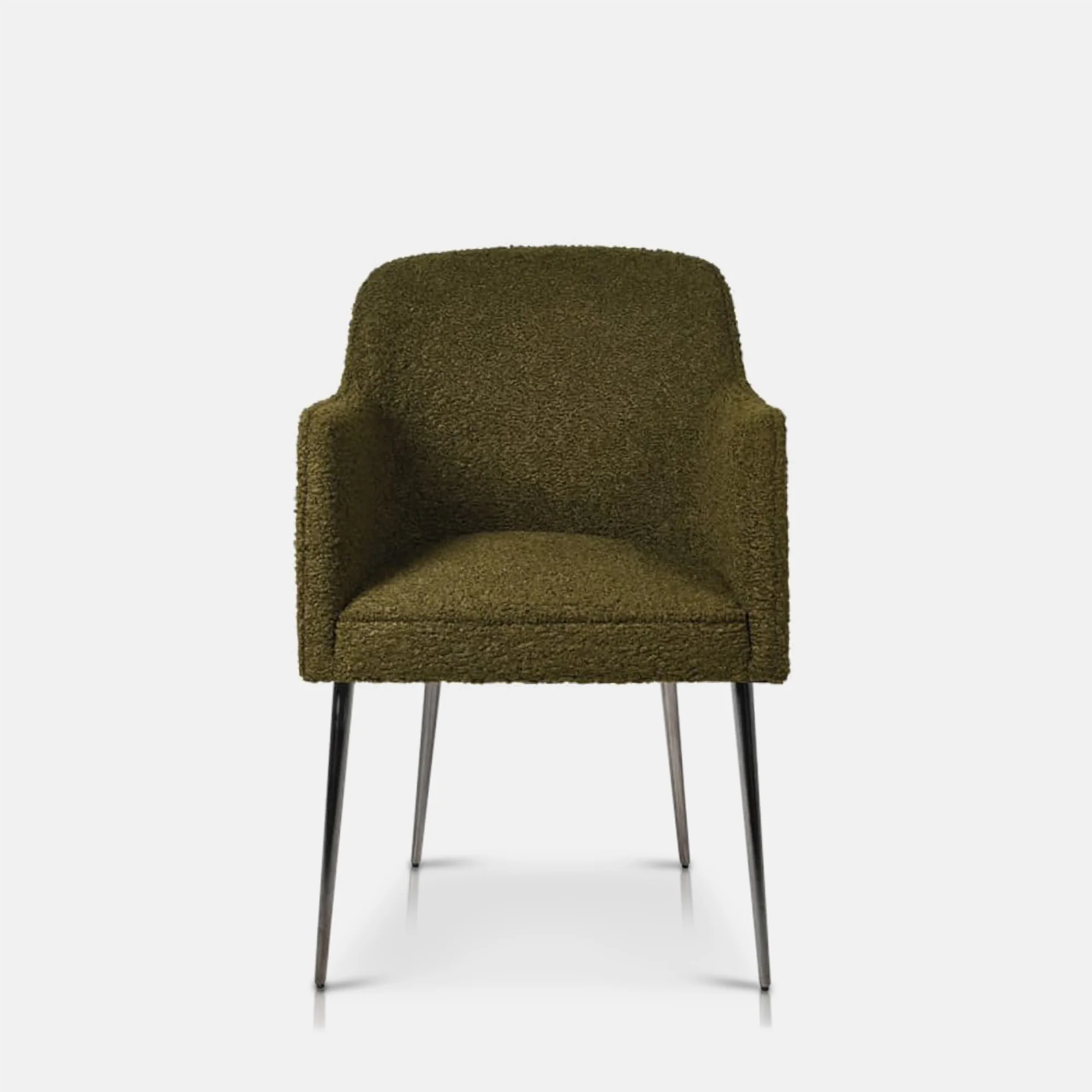 Andie Faux Sheepskin Dining Chair - Image 4
