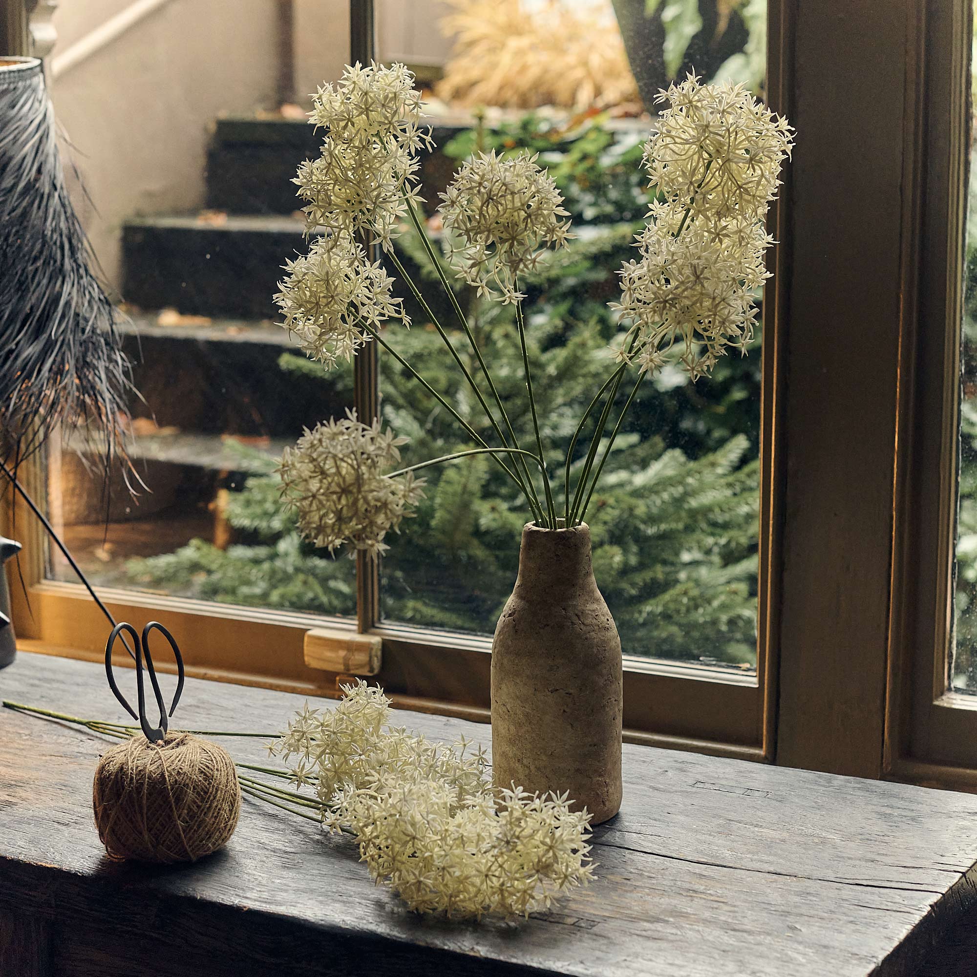 Artificial Allium Bunch, Cream - Image 4