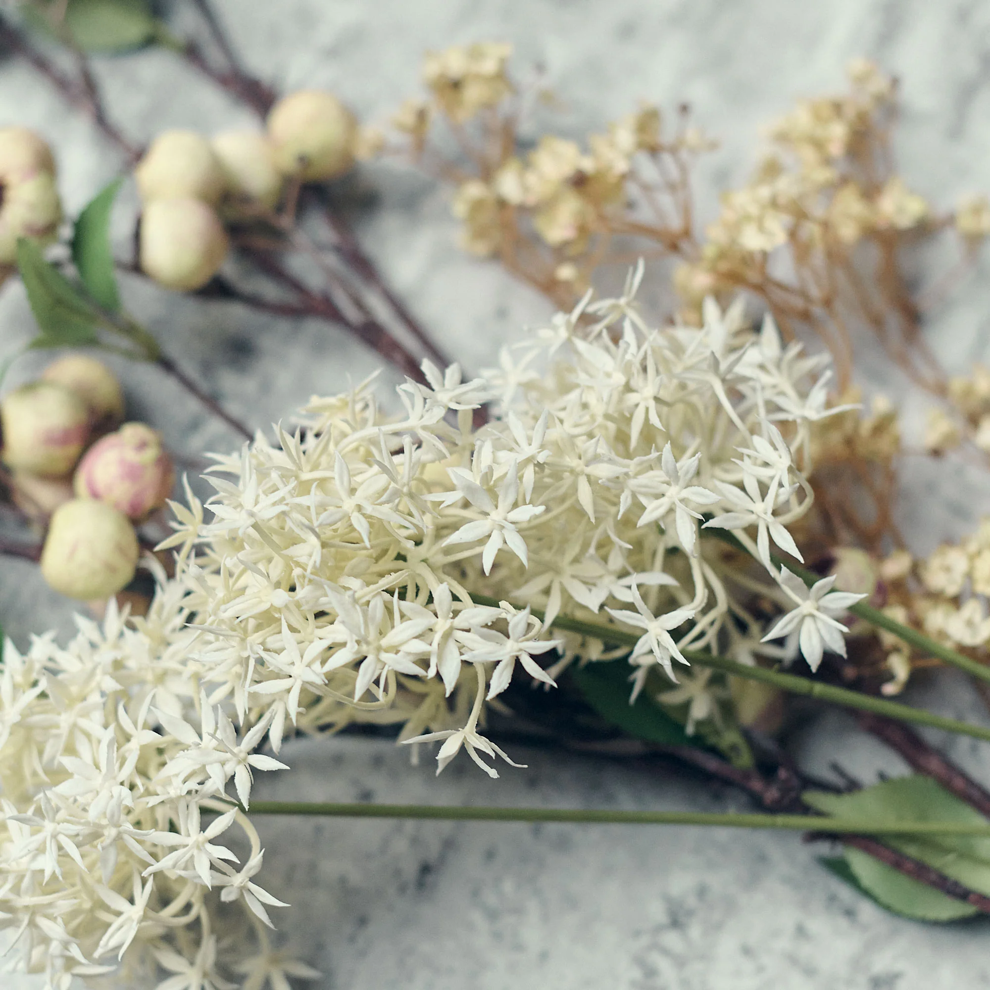 Artificial Allium Bunch, Cream - Image 6