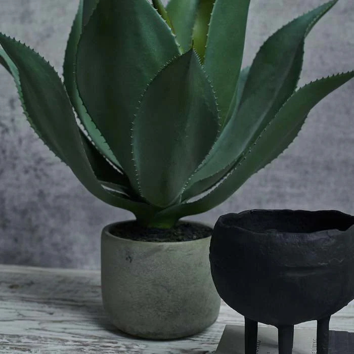 Artificial Aloe Vera in Pot - Image 3