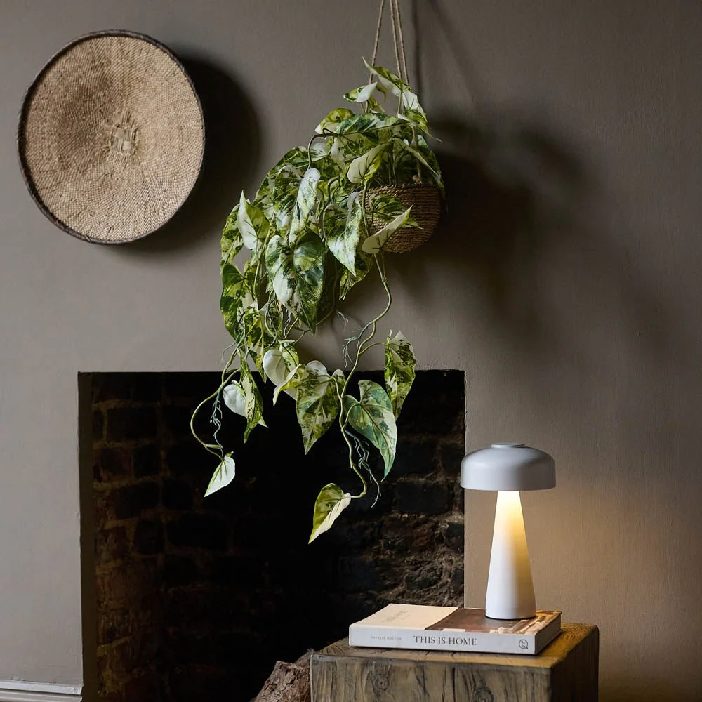 Artificial Anthurium in Hanging Pot - Image 4