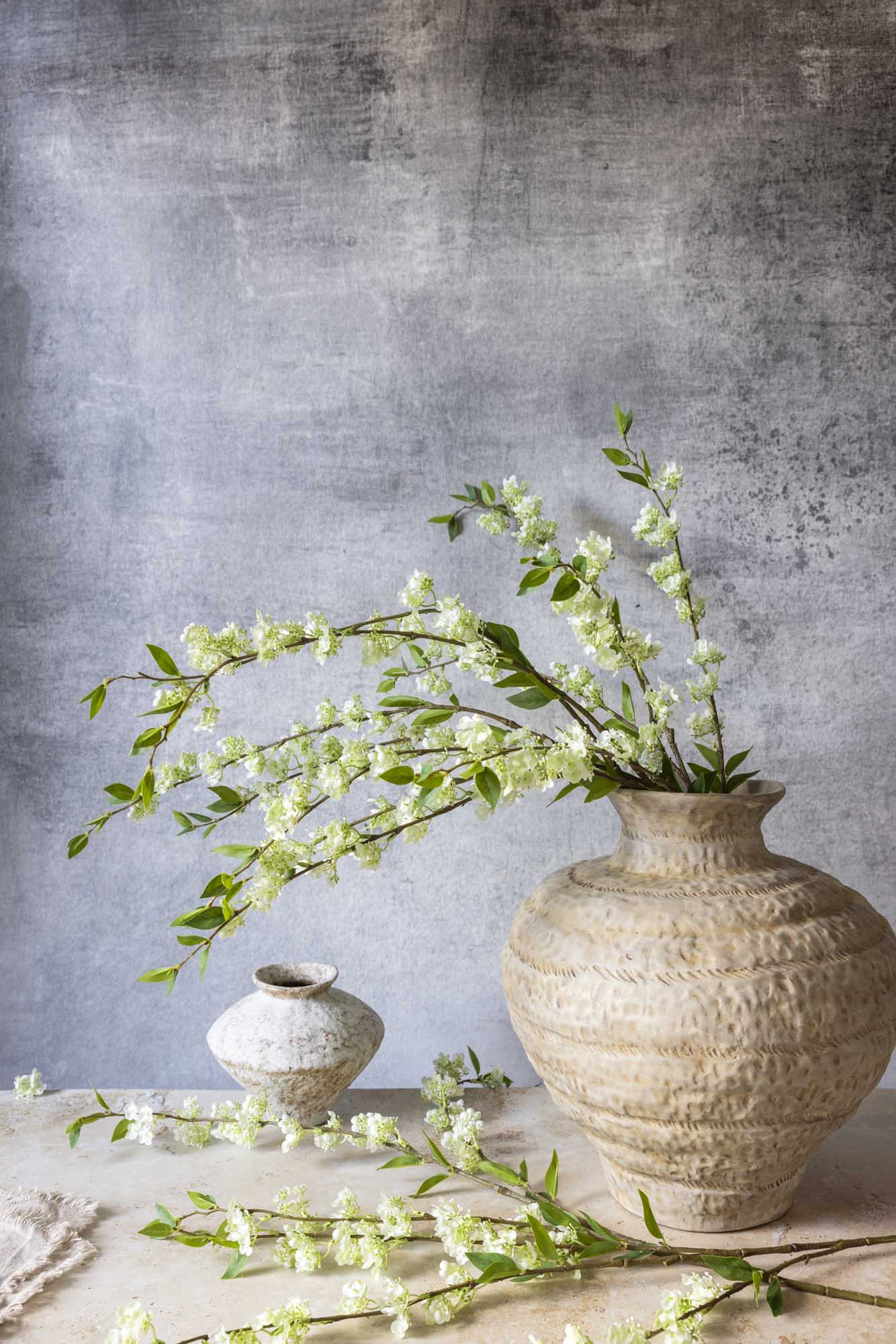 Artificial Blossom Branch, Soft Green - Image 5