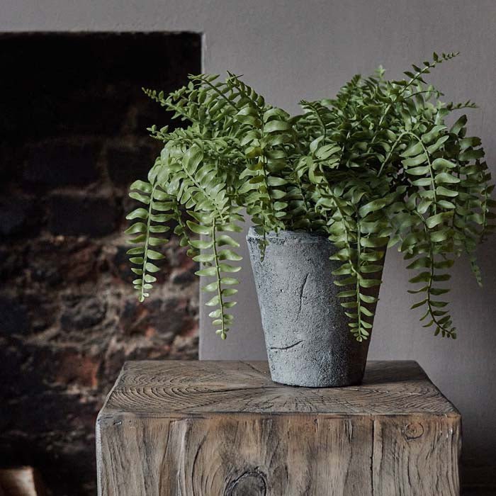 Artificial Boston Fern in Pot - Image 4