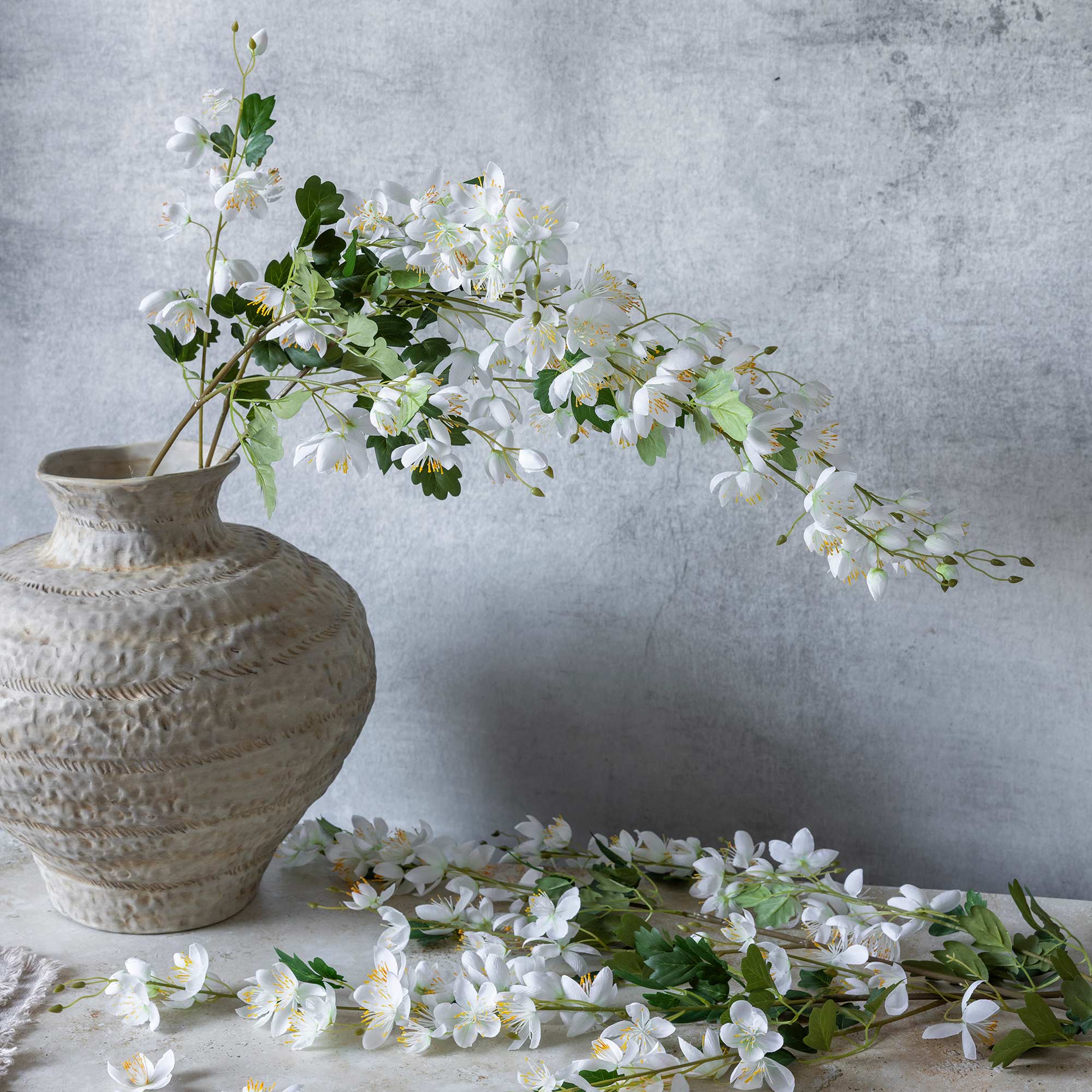 Artificial Campanula, Cream - Image 4