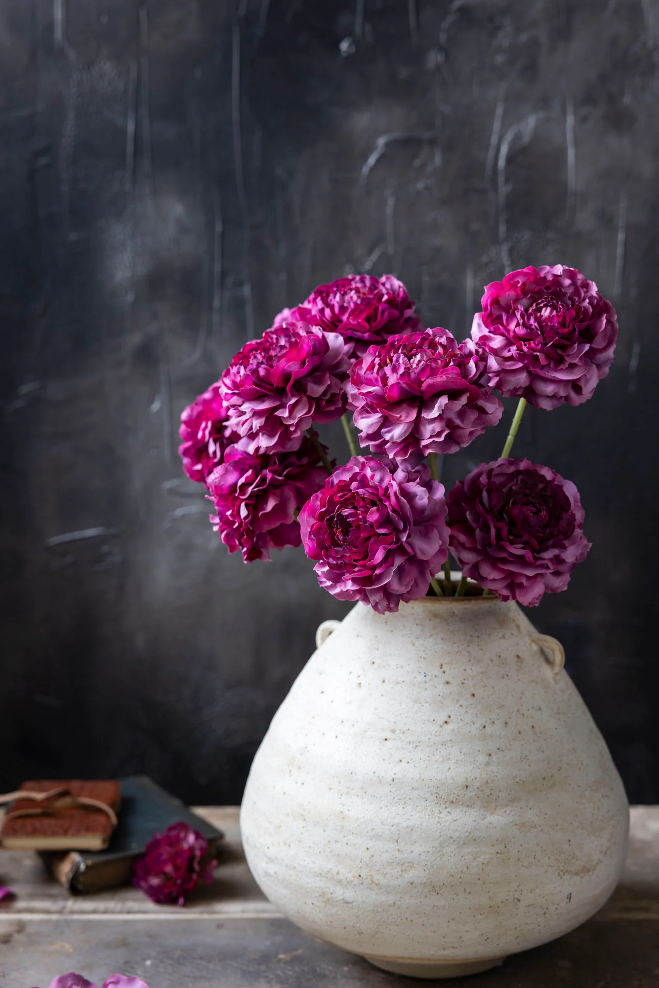 Artificial Carnation Bunch, Purple - Image 5