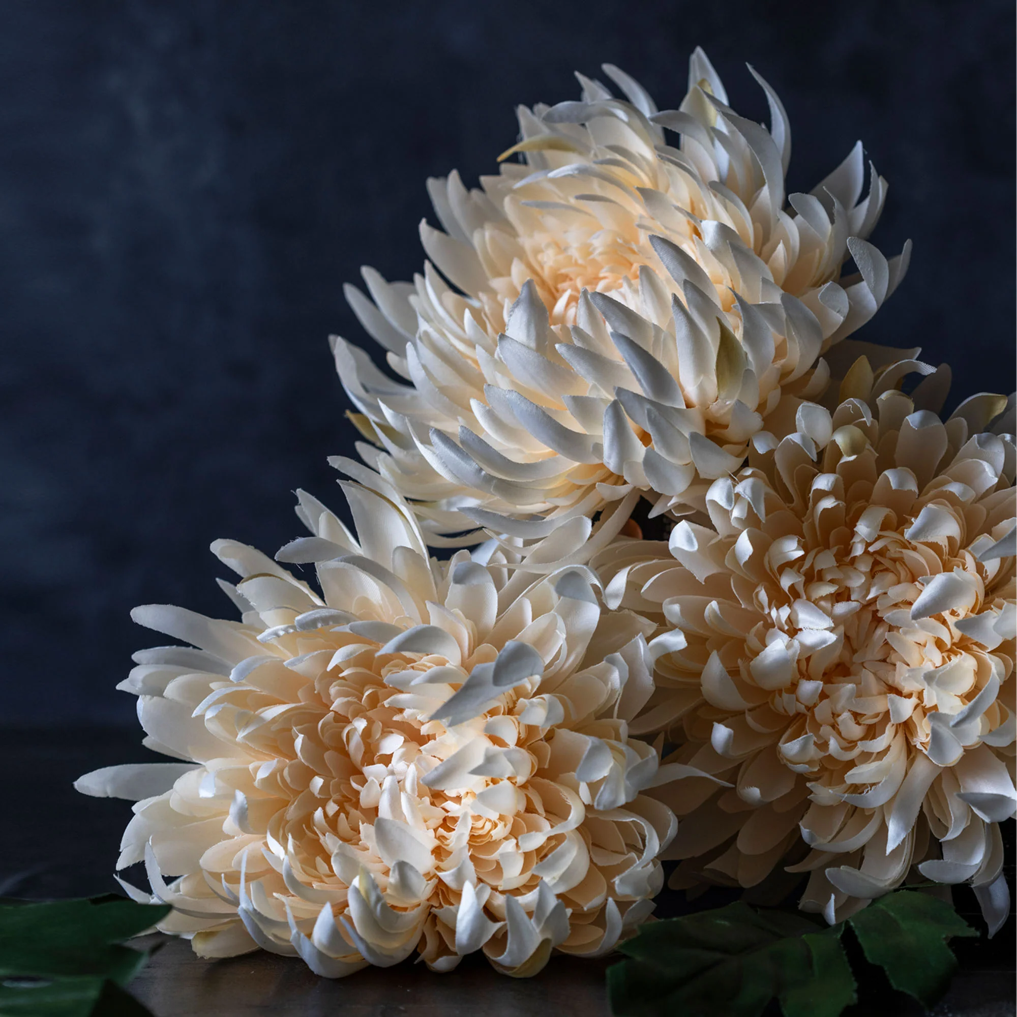Artificial Chrysanthemum, Cream - Image 2