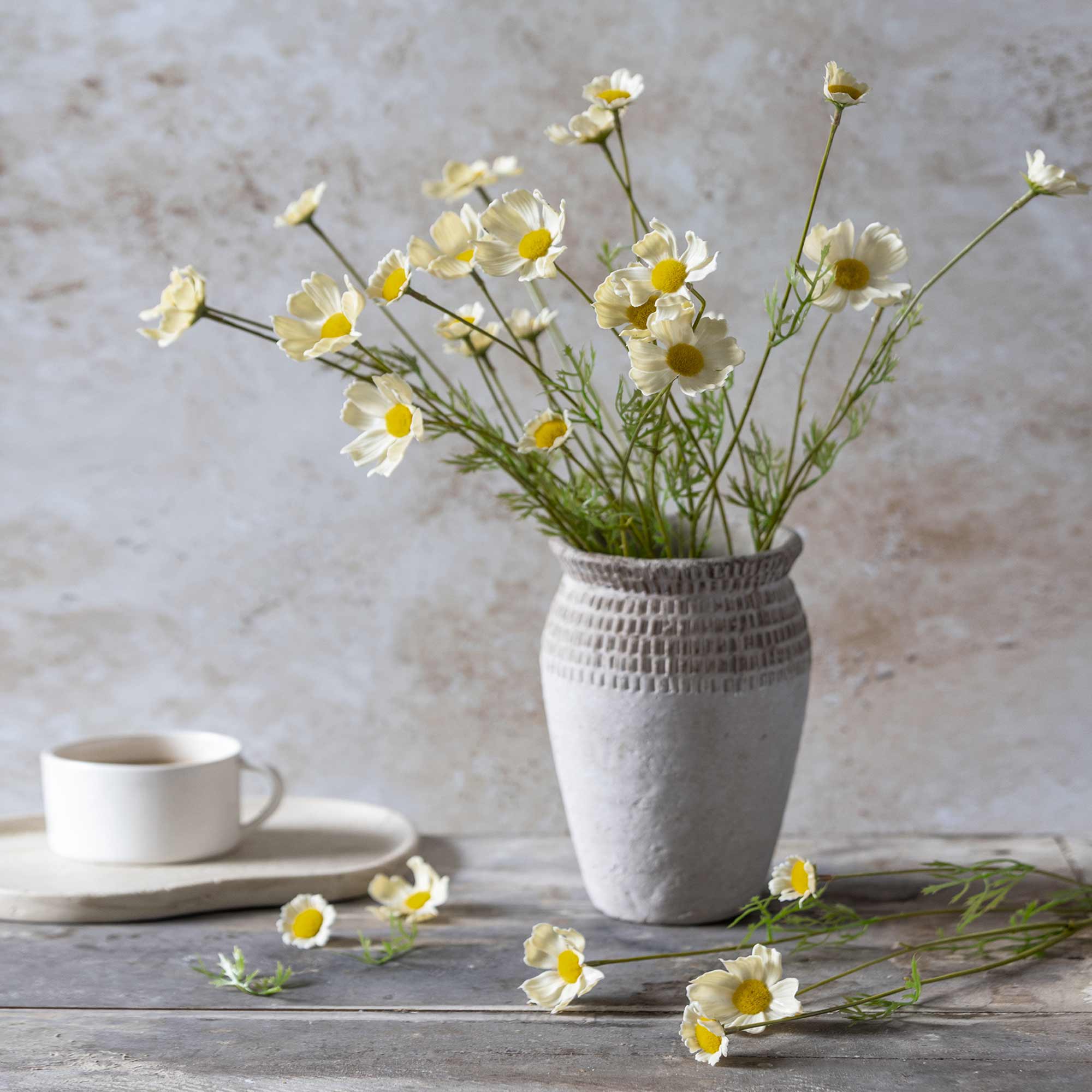 Artificial Cosmos Meadow, Buttermilk Bundle - Image 5