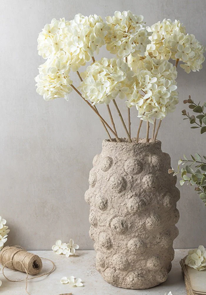 Artificial Hydrangea, Cream - Image 5