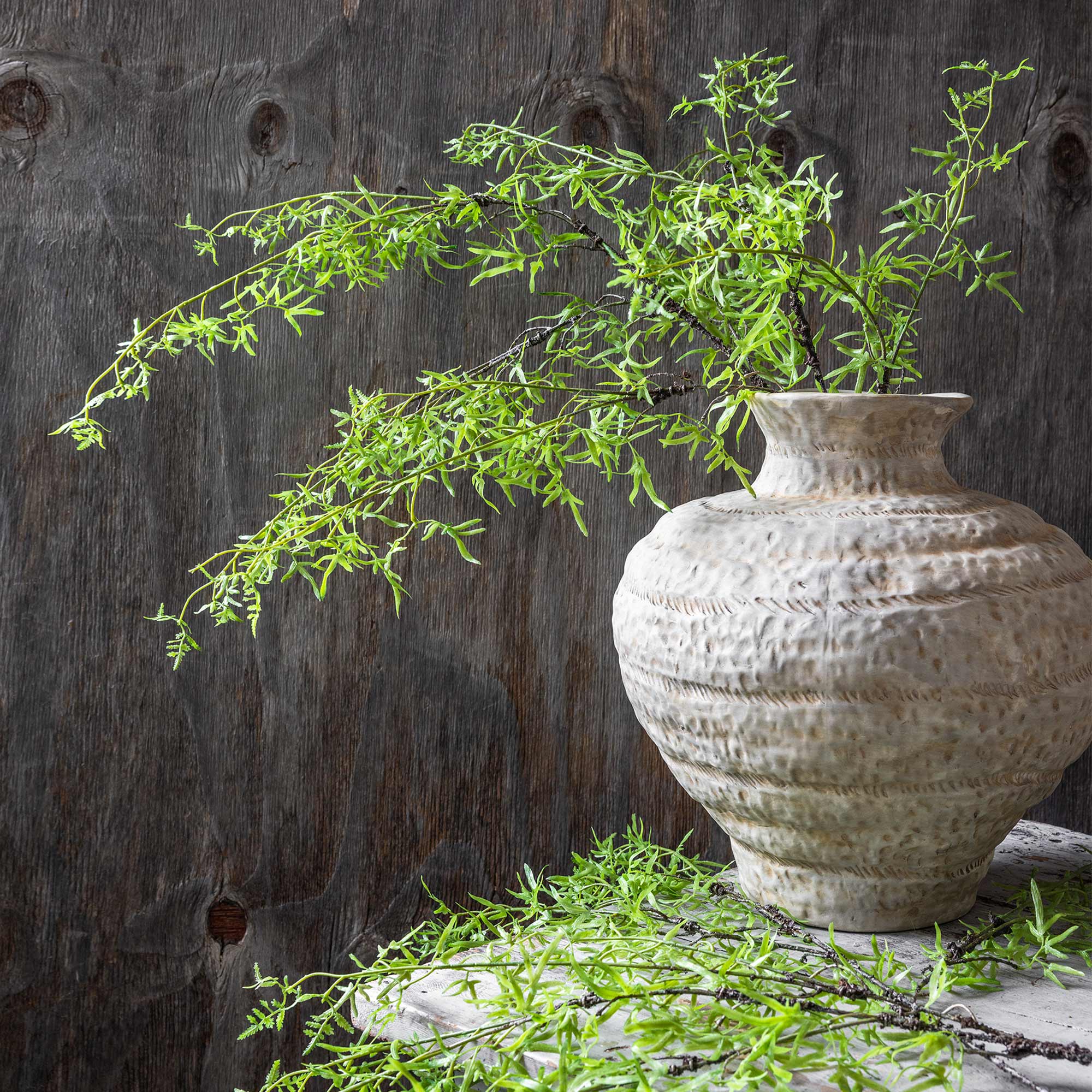 Artificial Fern Branch, Soft Green - Image 4