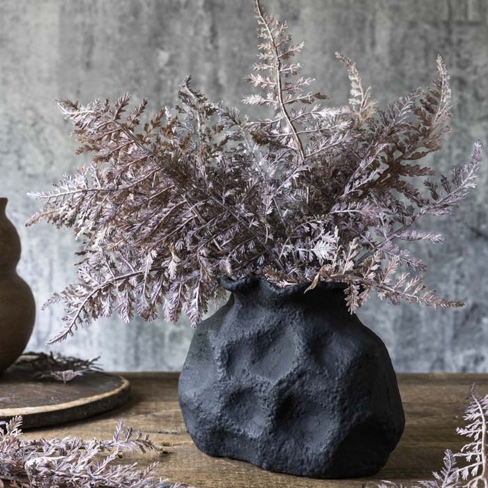 Artificial Fern Bush, Purple - Image 4