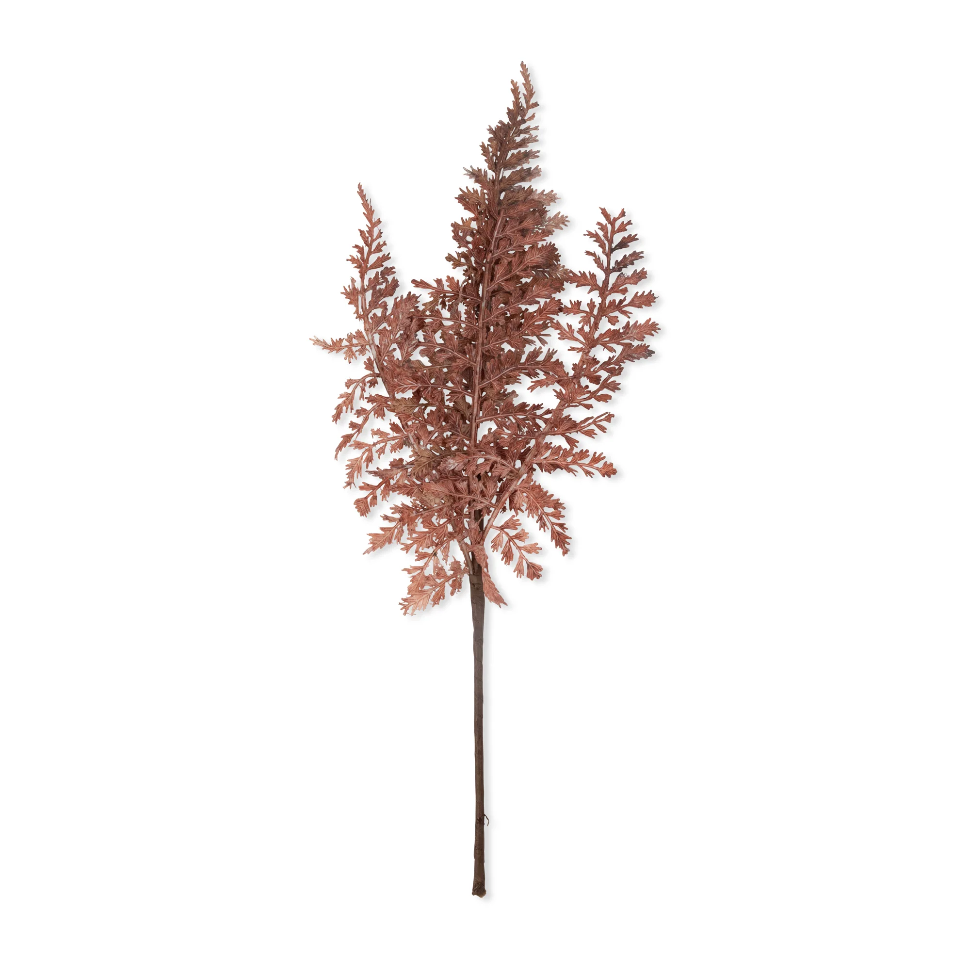 Artificial Fern Bush, Rust - Image 3