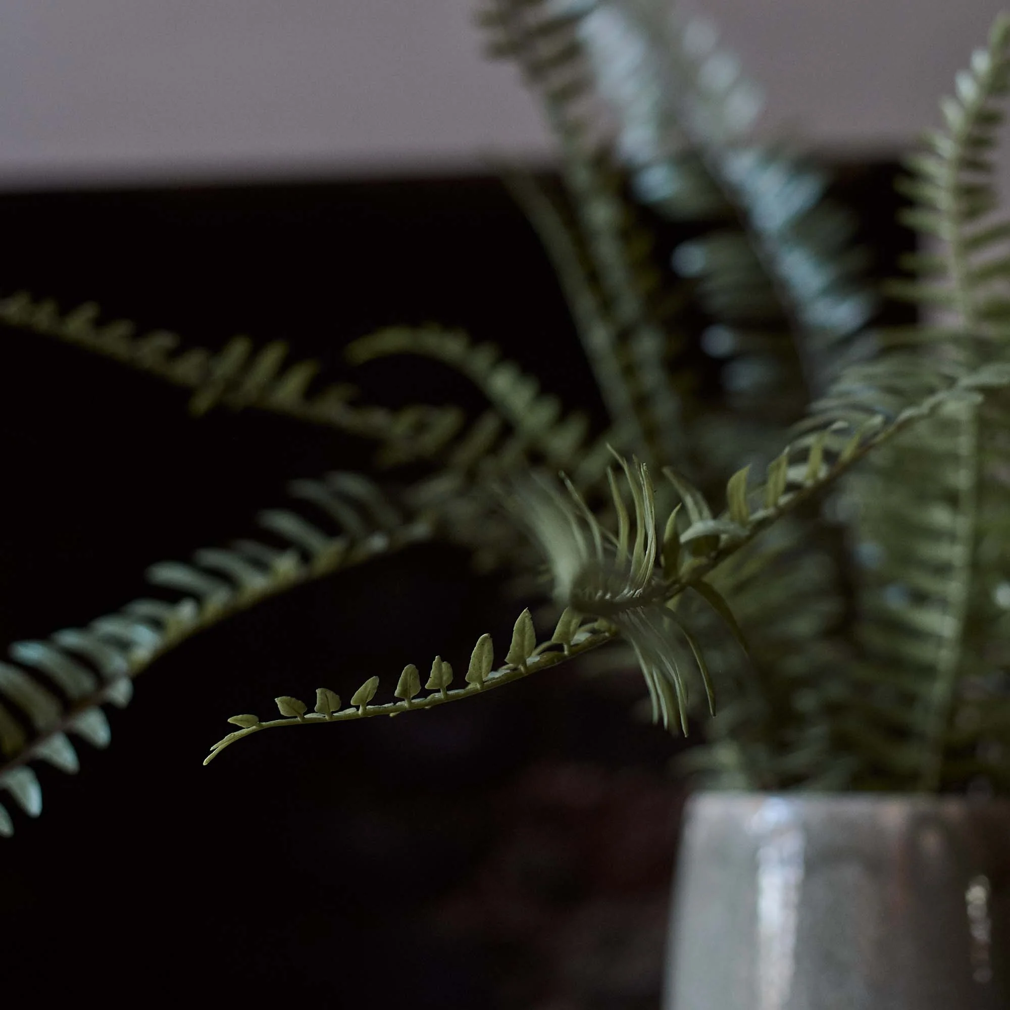 Artificial Fern in Khaki Pot - Image 3