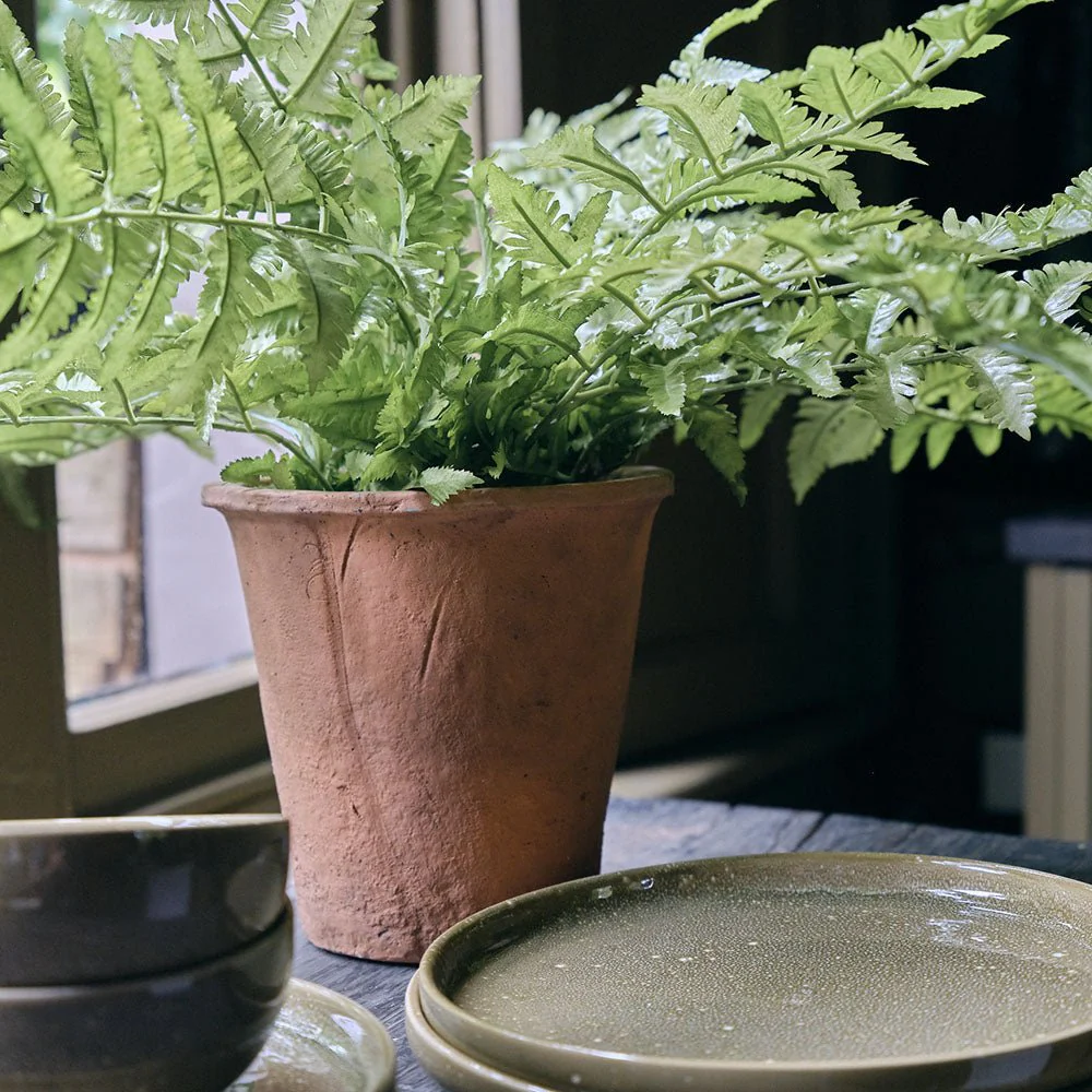 Artificial Fern in Terracotta Pot - Image 7