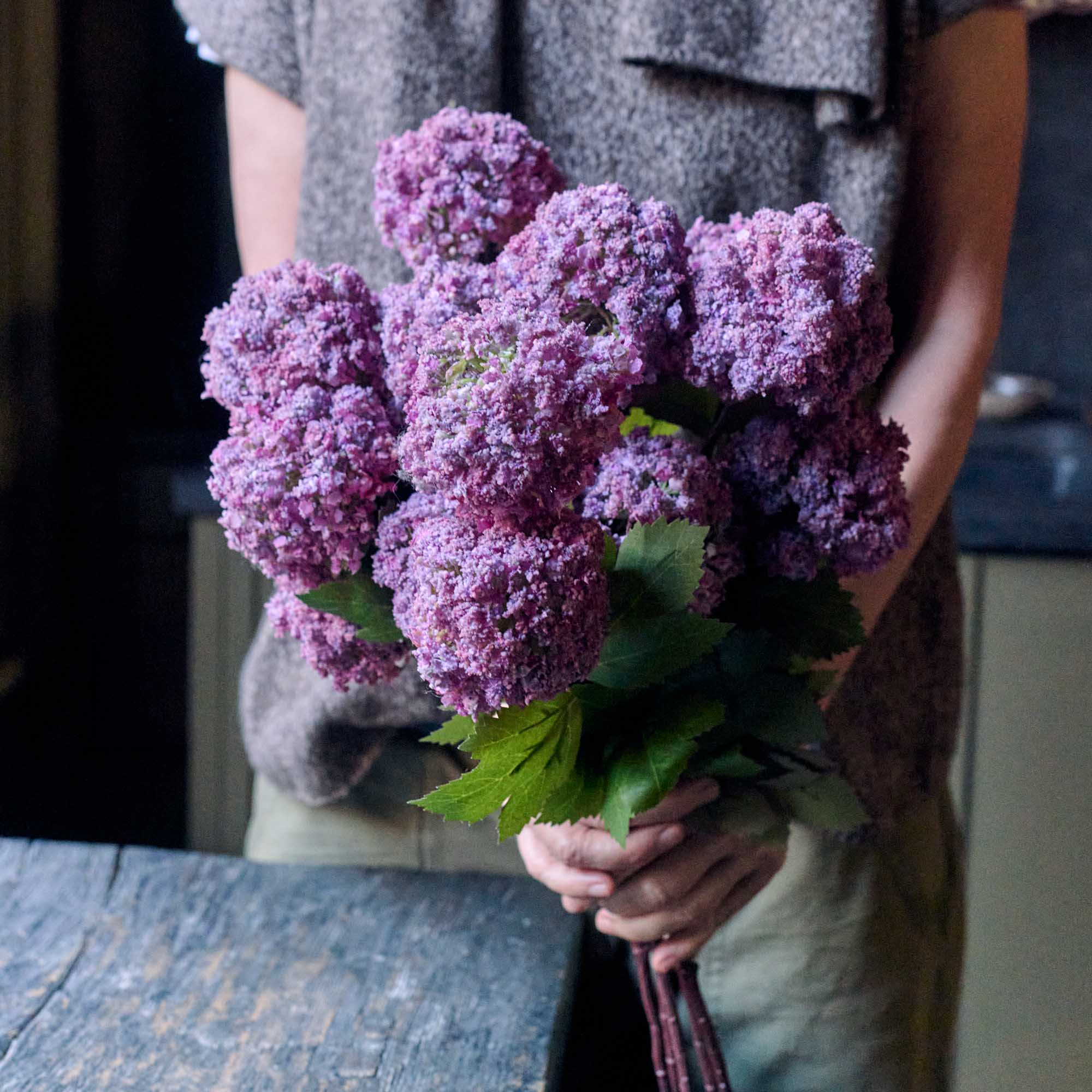 Artificial Guelder Rose, Mauve - Image 6