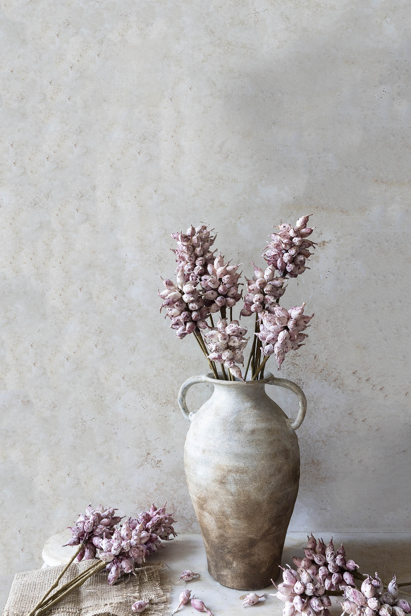 Artificial Heirloom Thistle, Mauve - Image 5