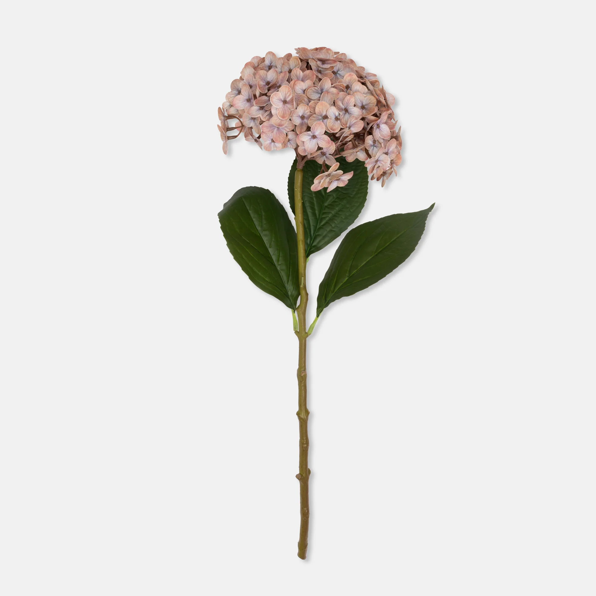Artificial Real Touch Hydrangea, Antique Blush - Image 3