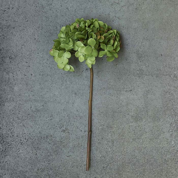 Artificial Hydrangea, Green - Image 2