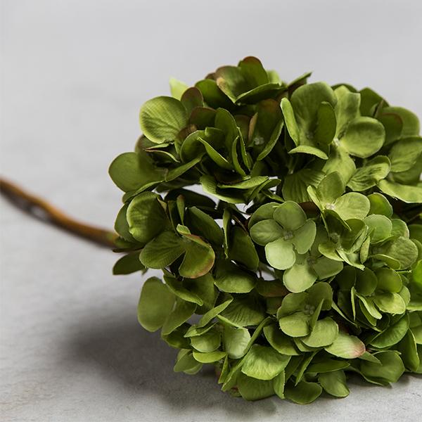 Artificial Hydrangea, Green - Image 3