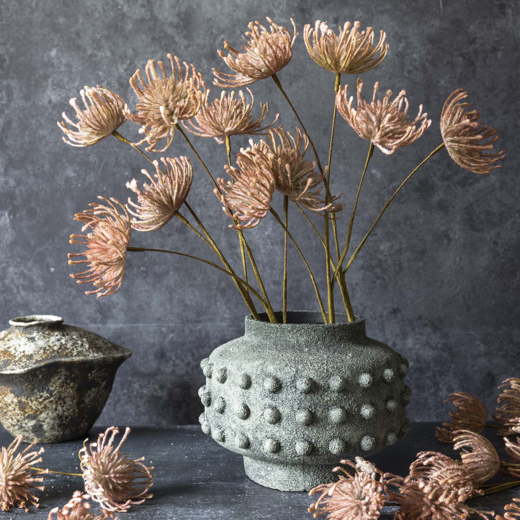 Artificial Leucospermum, Blush - Image 4