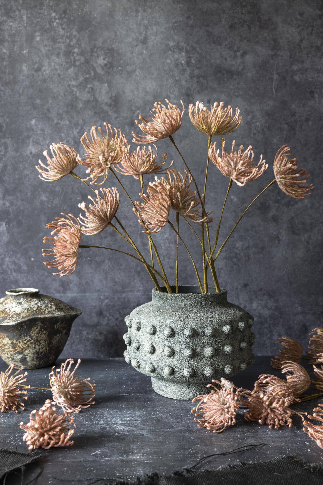 Artificial Leucospermum, Blush - Image 5