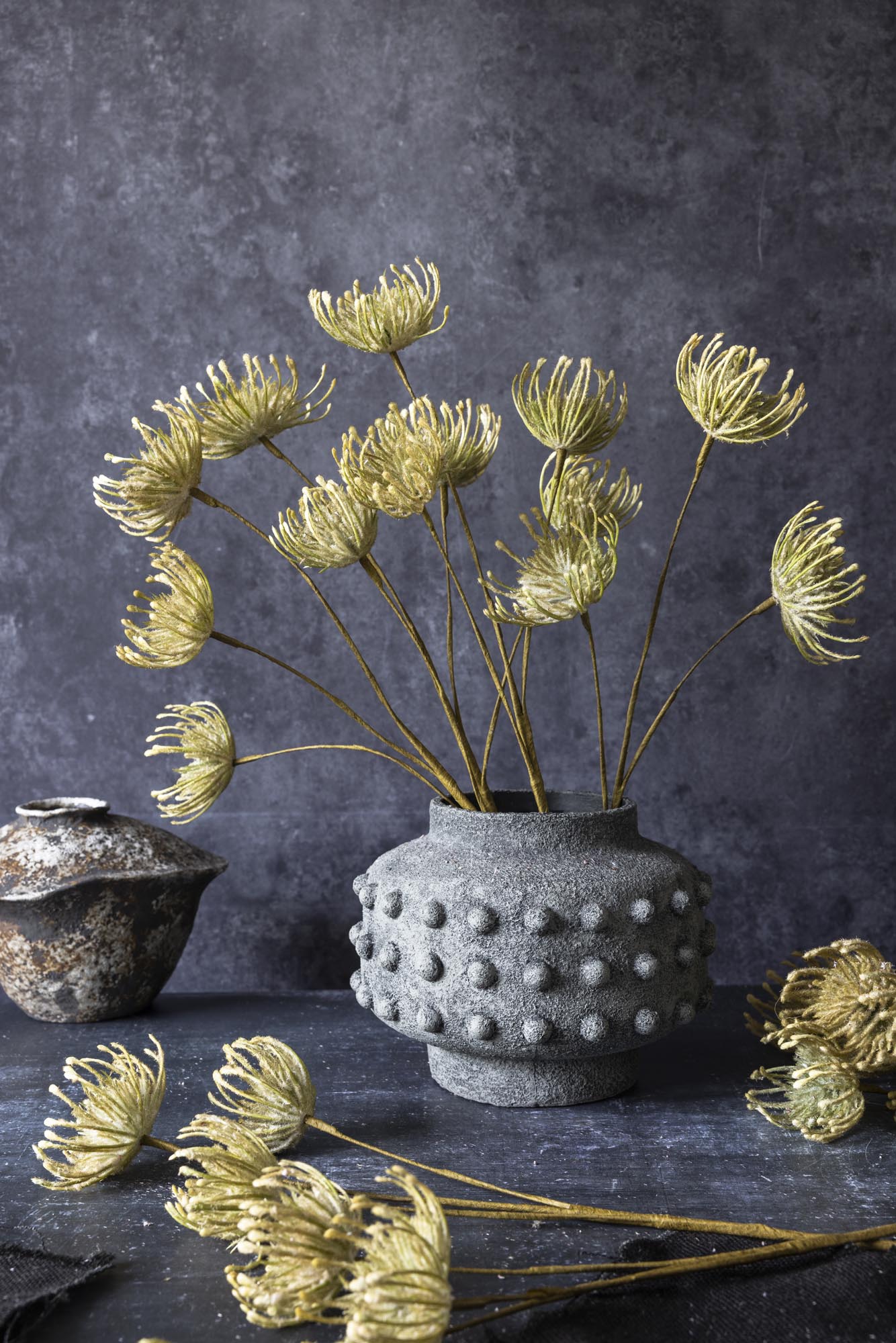 Artificial Leucospermum, Green - Image 5