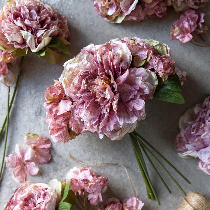 Artificial Peony Bouquet - Image 4