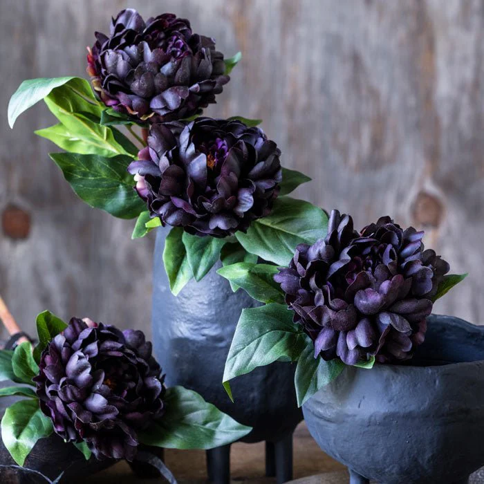 Artificial Peony, Purple - Image 2