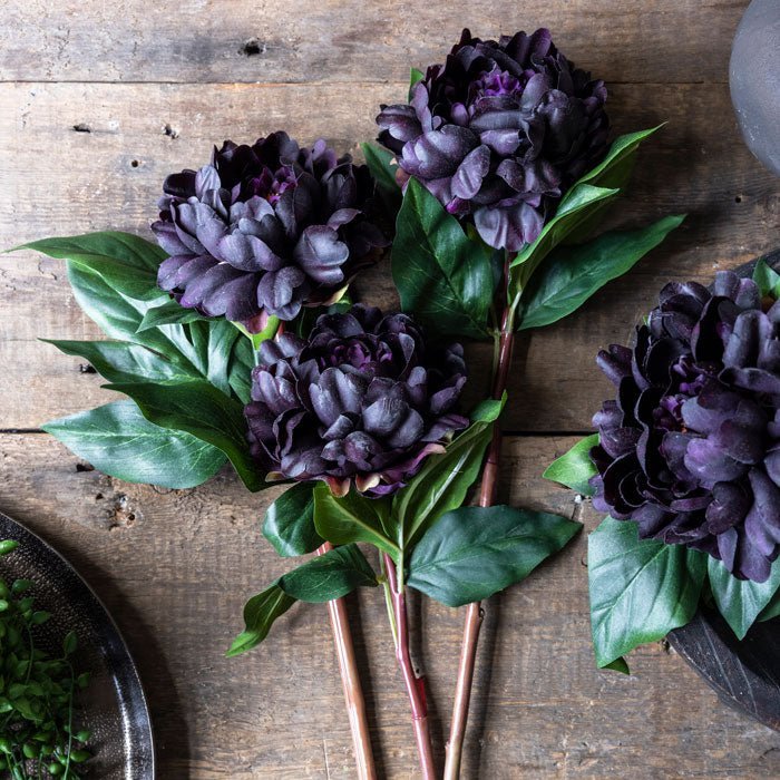 Artificial Peony, Purple - Image 4