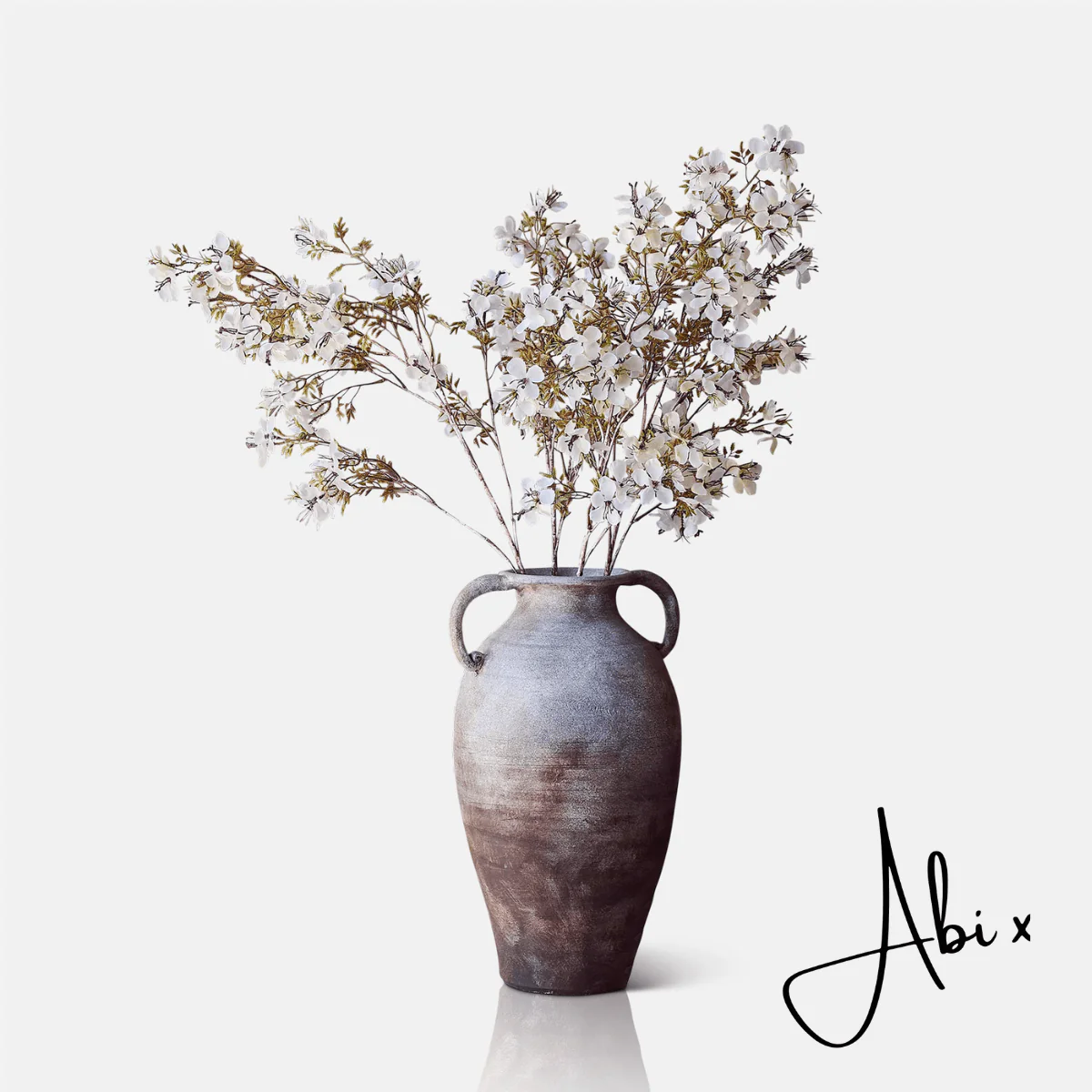 Artificial Prunus Blossom, Cream - Image 5