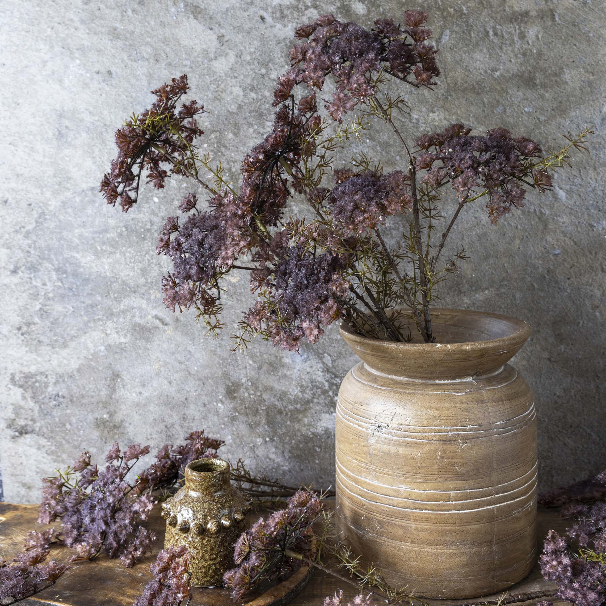 Artificial Queen Anne's Lace, Purple - Image 4