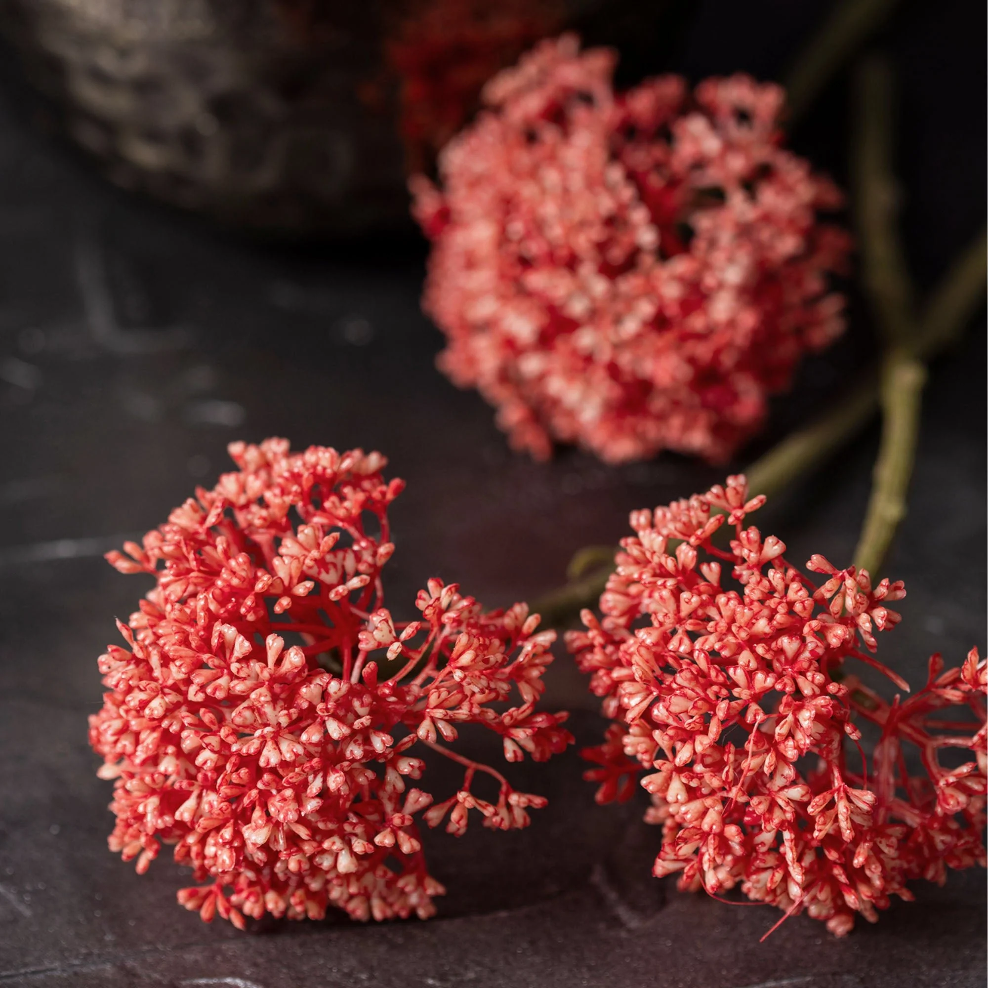Artificial Sedum, Coral - Image 2