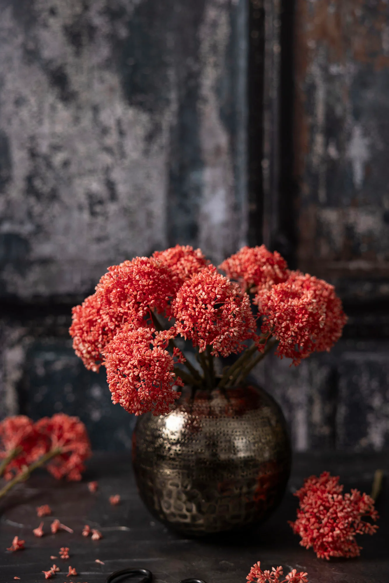Artificial Sedum, Coral - Image 5