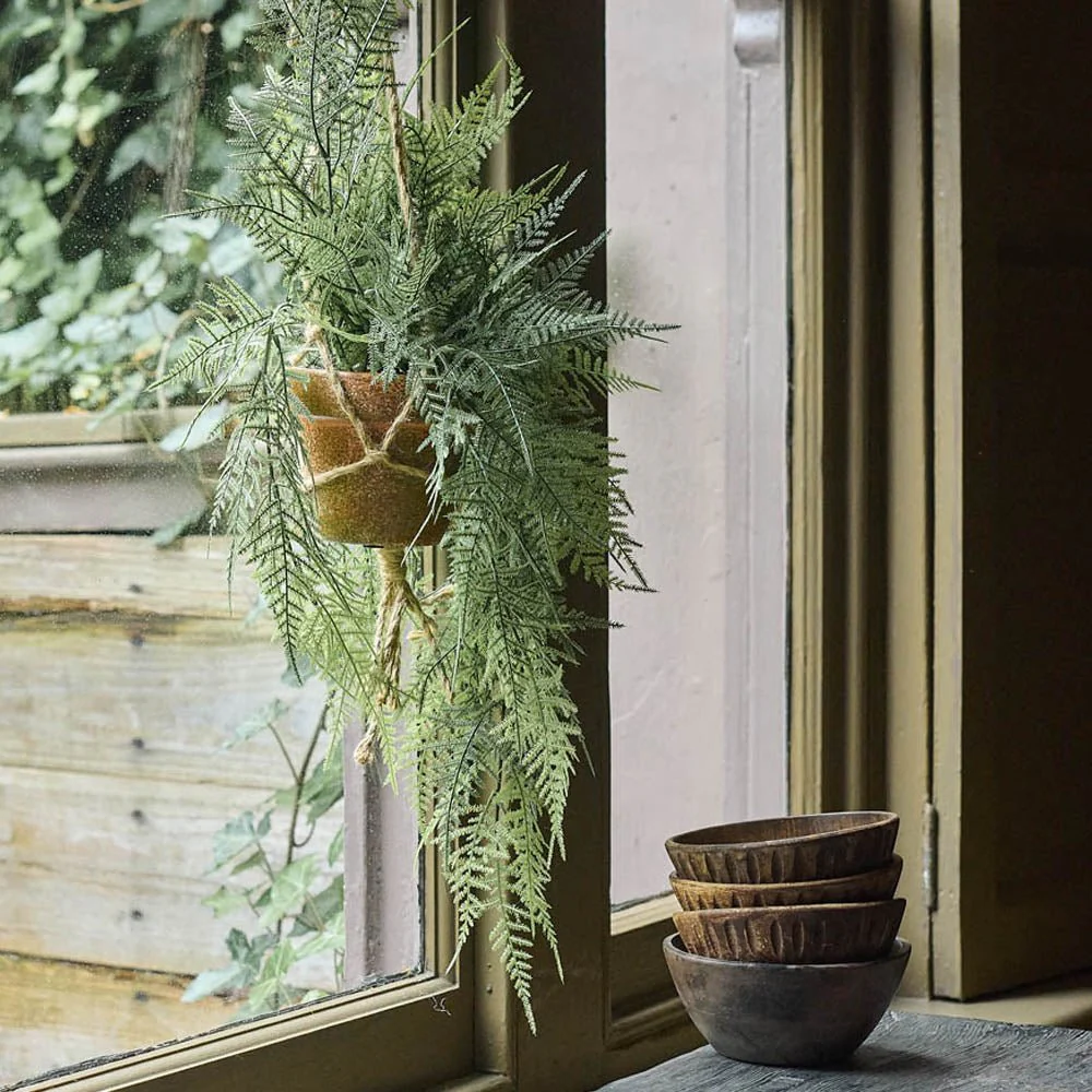 Artificial Trailing Boston Fern - Image 4