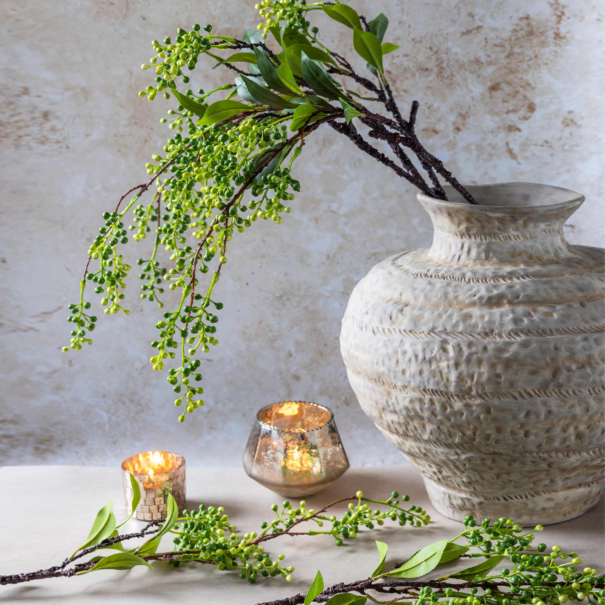 Artificial Viburnum Branch - Image 2