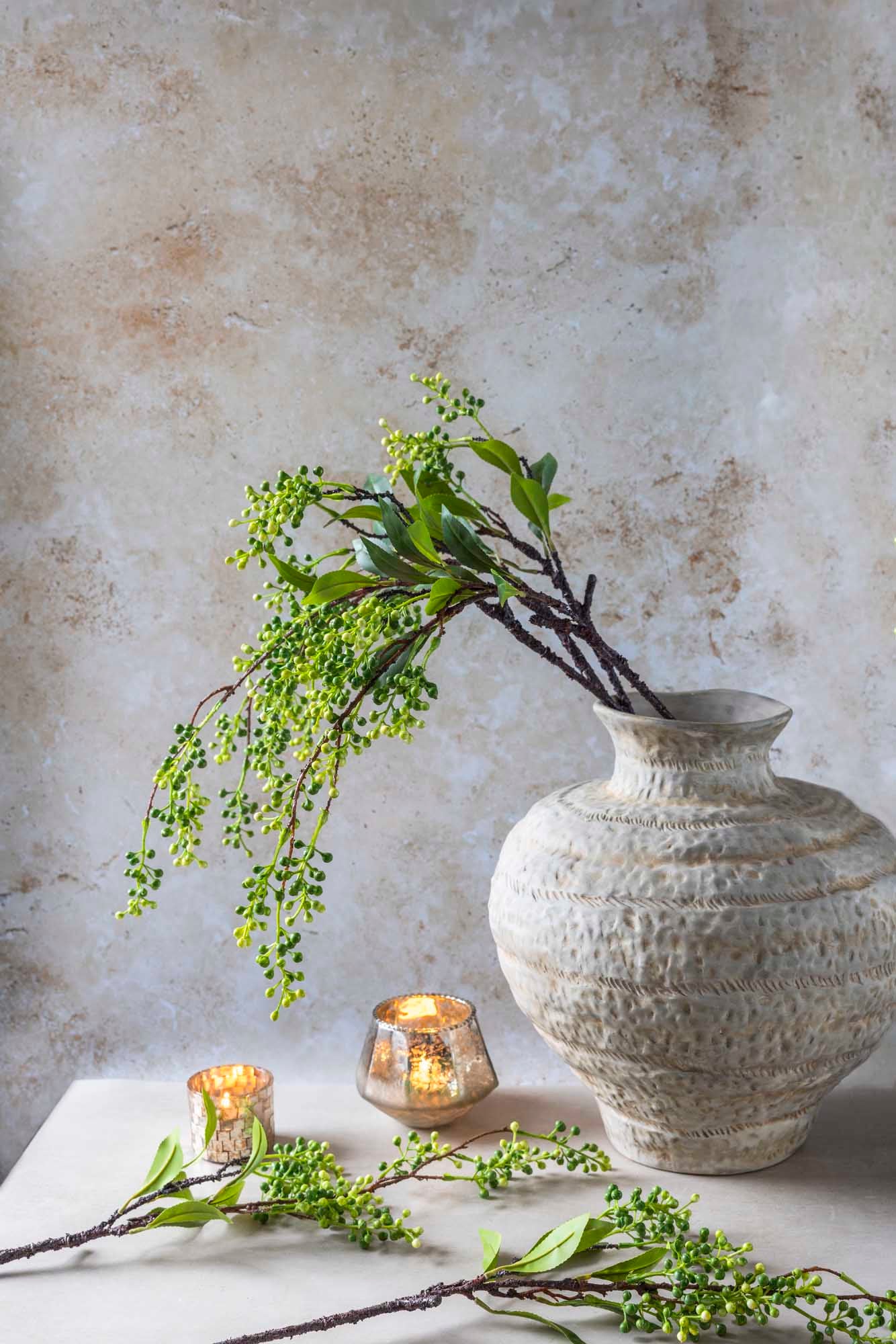 Artificial Viburnum Branch - Image 5