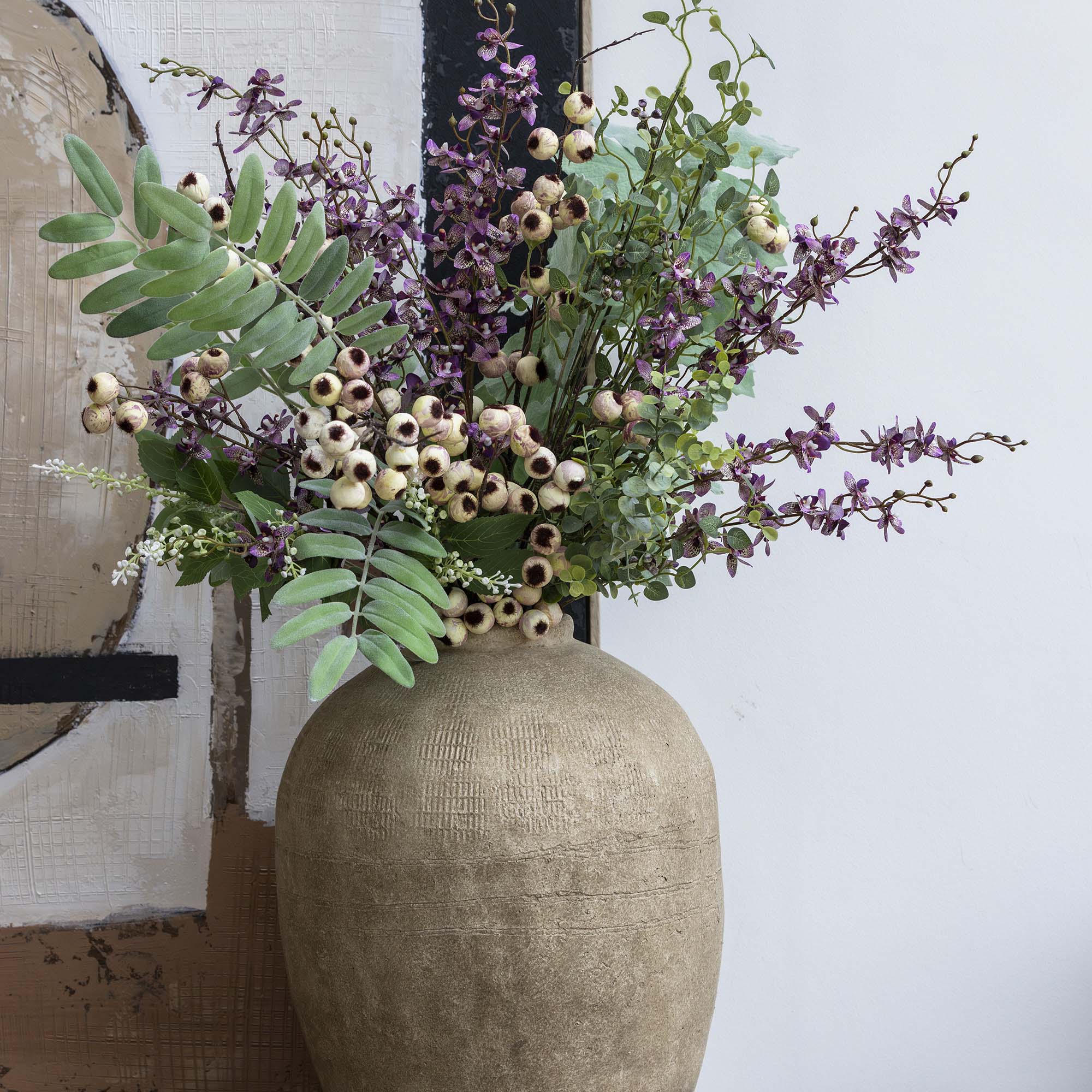 Artificial Wild Orchid Bunch - Image 2