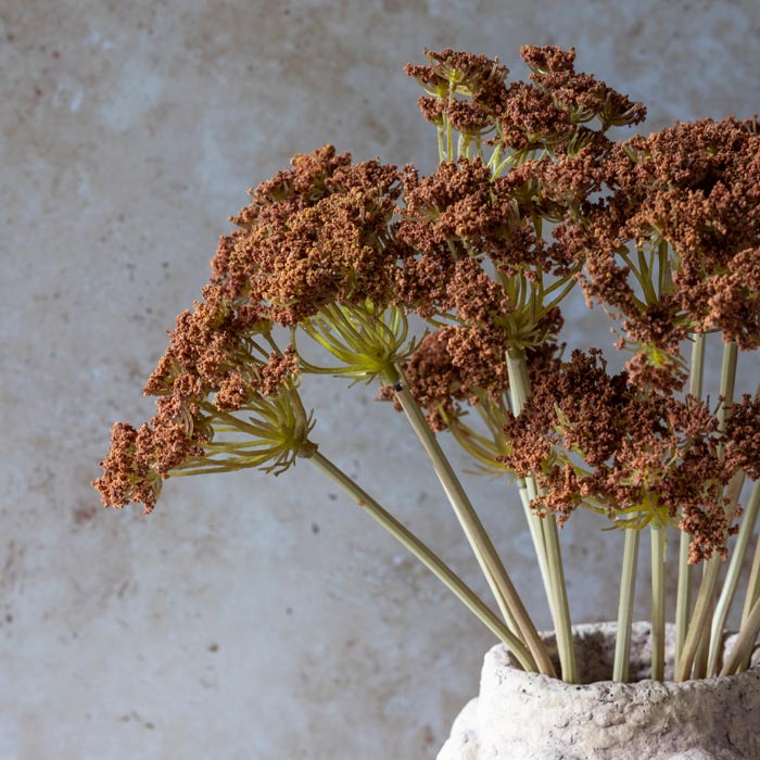 Artificial Yarrow Bunch, Henna