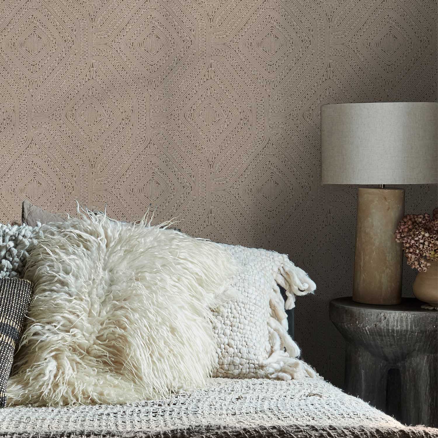 Artisan Weave Wallpaper, Fawn - Image 2