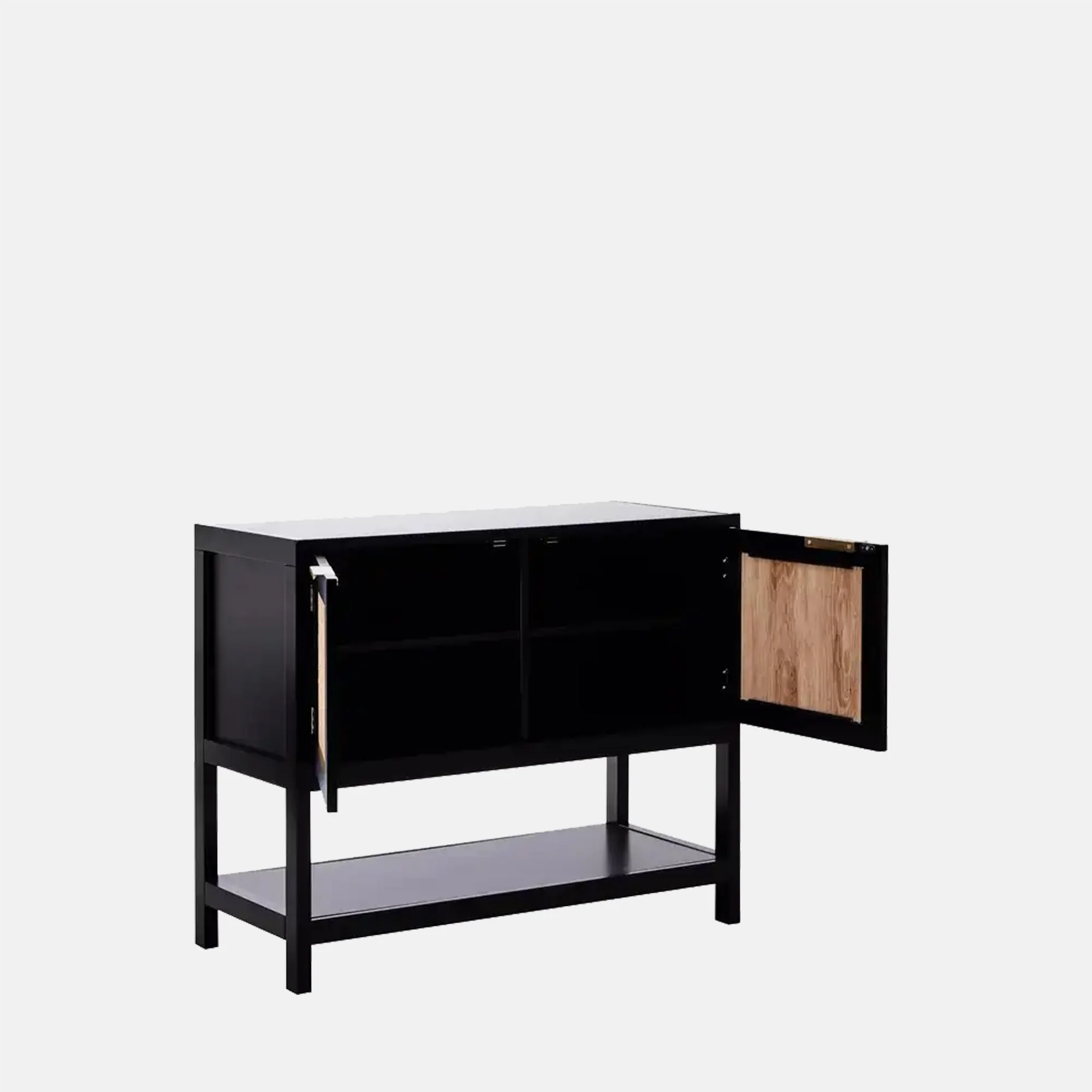 Bailey Black Wood Cabinet - Image 2