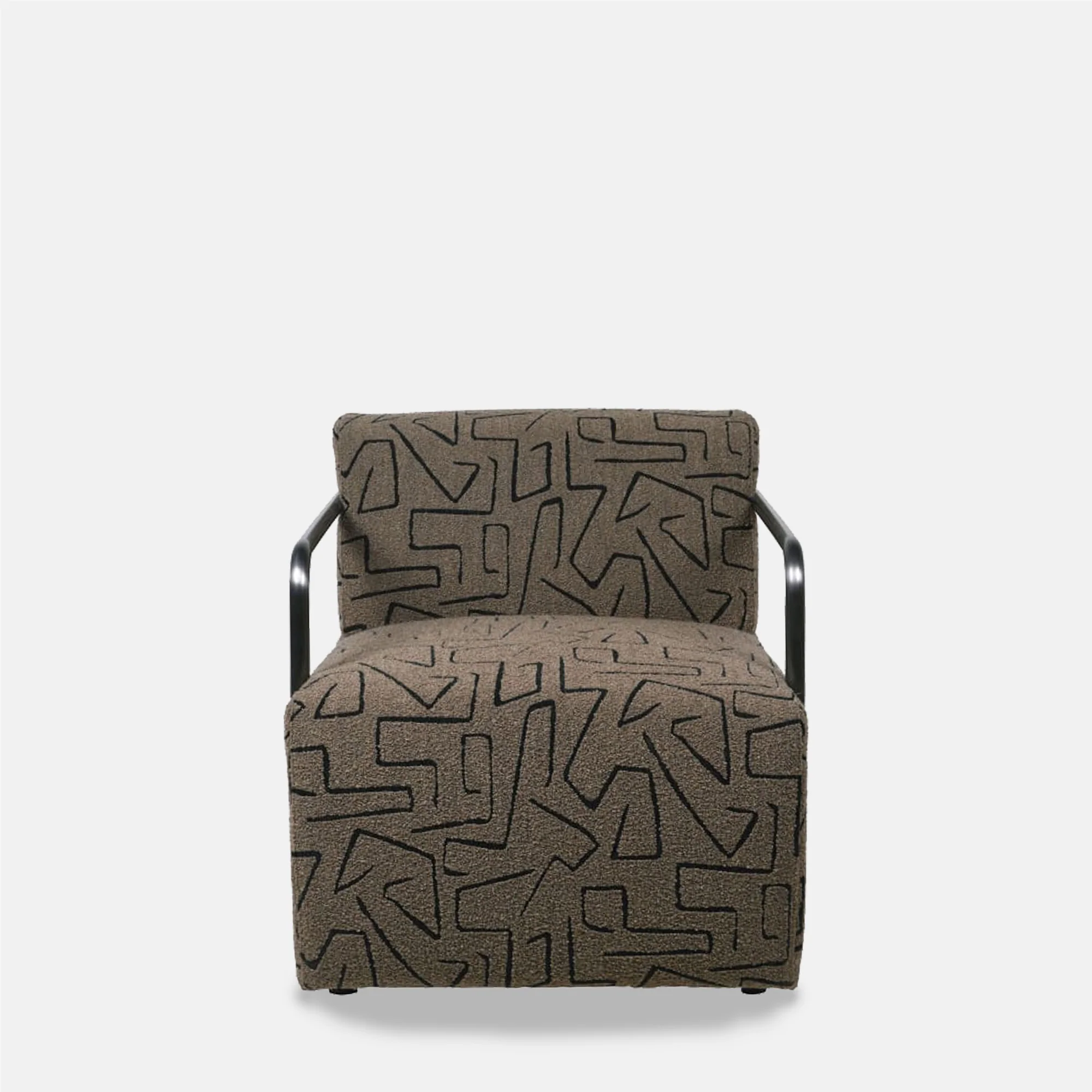 Baker Patterned Armchair