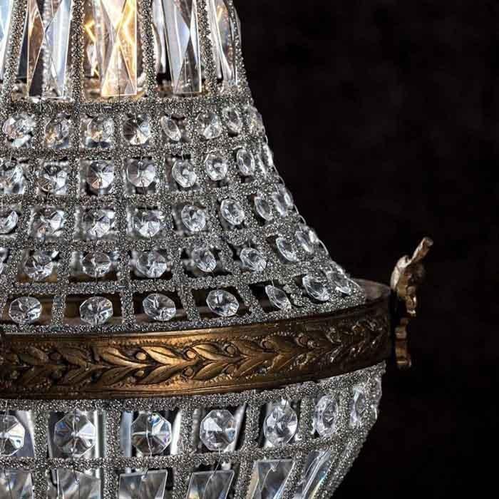 Ballroom Glass Chandelier, Extra Small - Image 3