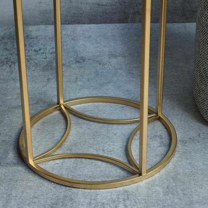 Bardon Round Glass Side Table - Image 3