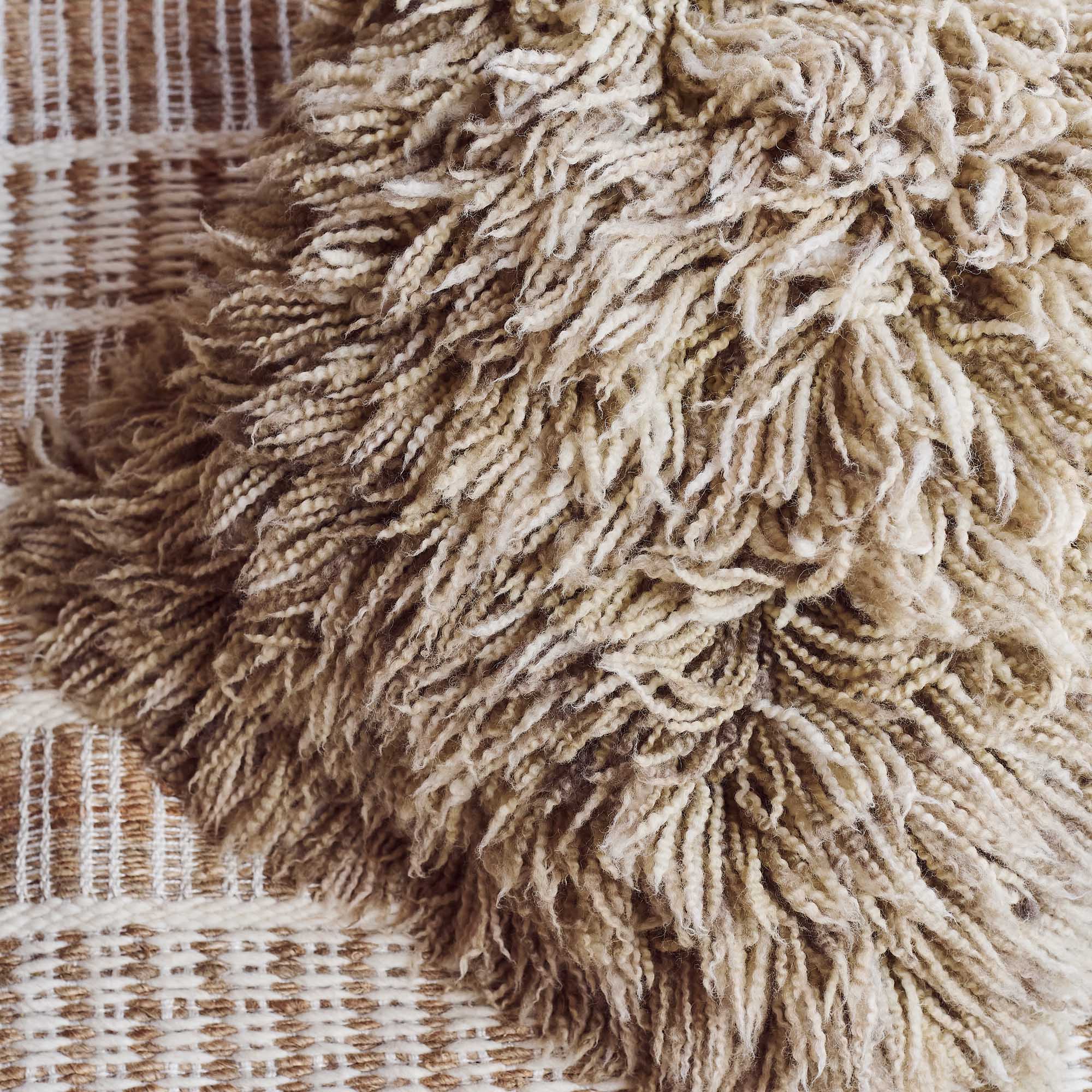 Barmount Textured Cushion, Natural - Image 5